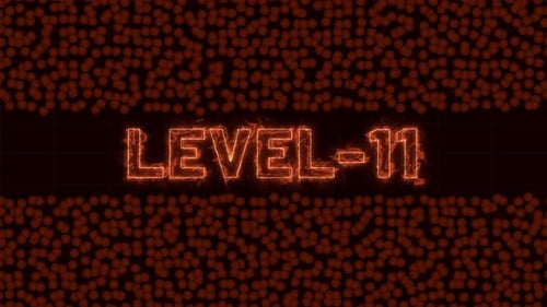 Dynamic Text Level Animation With Cc Ball Action Effect On Black Background