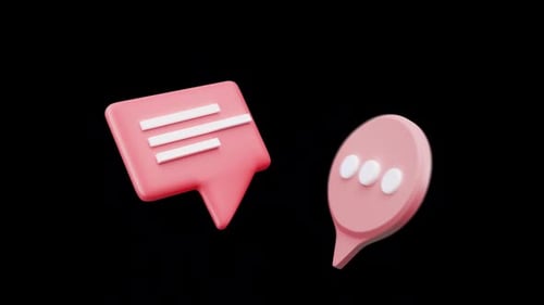 Rotes 3D-Botschaftsfeld Alpha