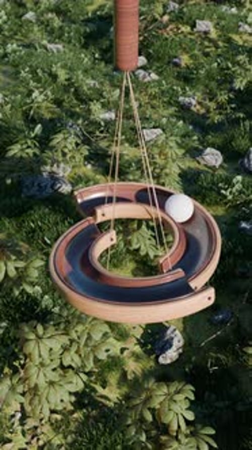 3D-Loop-Pendelanimation, die Spaß macht