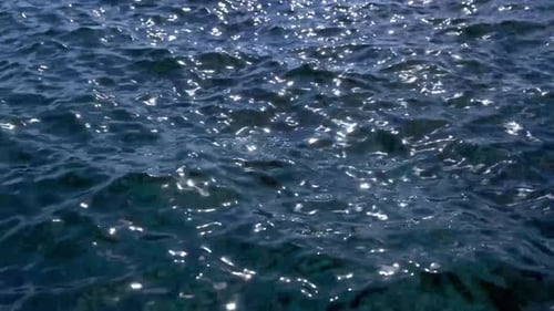 Vidéo en boucle sur les eaux et les vagues de l'océan