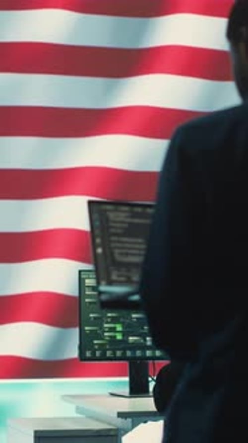 Tech Experts Working in Cyber Security Office
