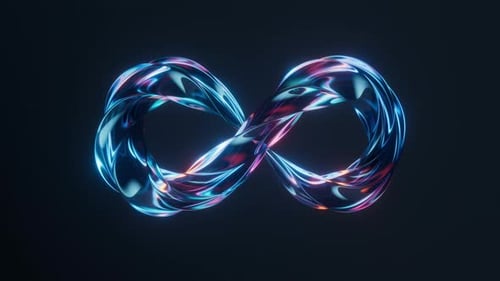 Flowing mobius belt glass geometry