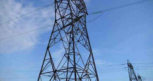 Power line , hight voltage in France