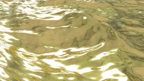 Liquide de luxe Gold Wave Flowing Curve Smooth