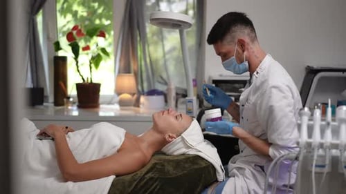 Indulge in a Professional Skincare Treatment Session at a Modern and Luxurious Spa Facility