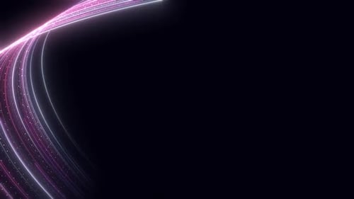 Zusammenfassung: Glowing Data Transfer Motion Speed Lines V11