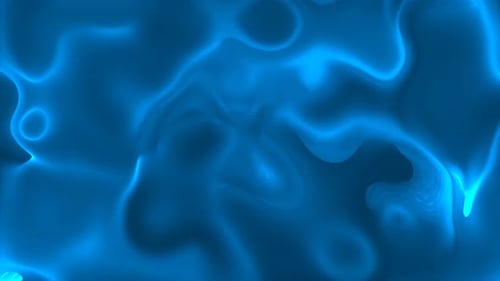 Abstract Blue Fluid Flow Background Loop