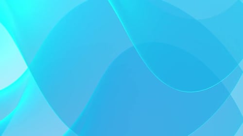 Abstract Blue Fluid Waves Modern Motion Background