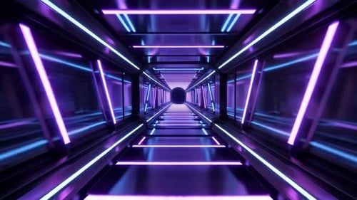 Cyberpunk Industrial VJ Loop