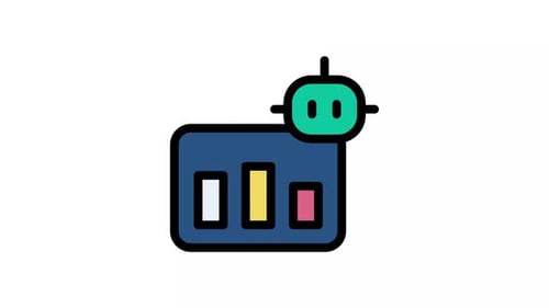 Animated Data Bar Chart Icon