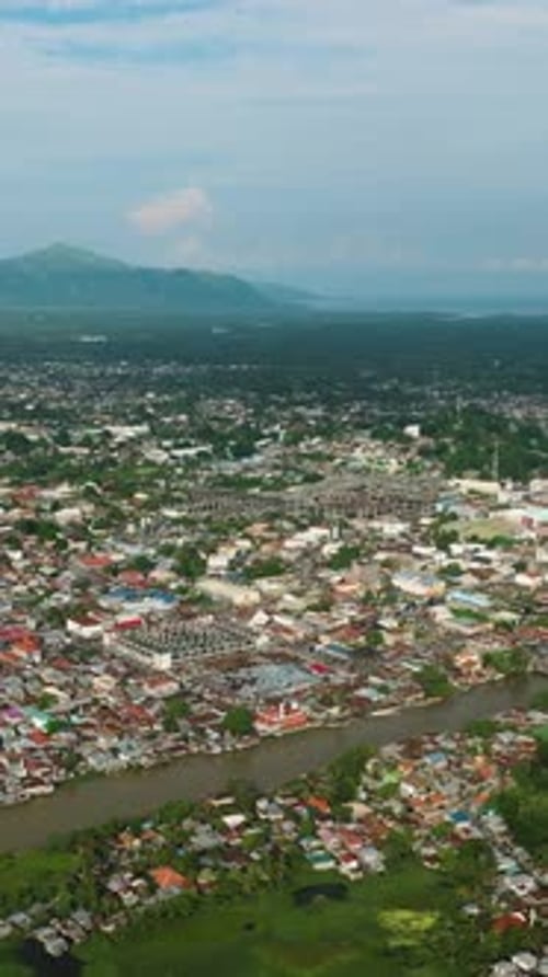 Cityscape Cotabato City in the Philippines