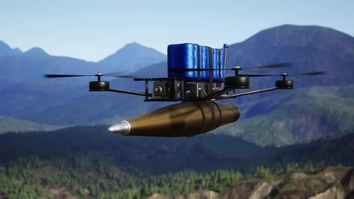 Hovering Fpv Attack Drone