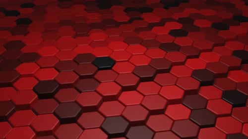 Hexagon Wave Loop Hintergrund