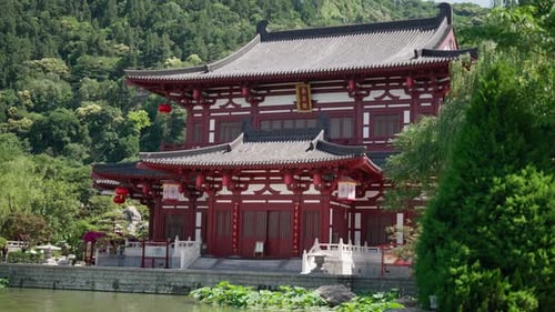 Palace of First Emperor of China Traditional Architecture and Unique Culture Visit Asia in Summer