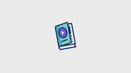 Icono animado de audiolibro