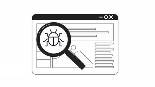 Animated Mono Scan Website for Bugs