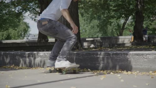 Extreme sports skateboarding street line grind