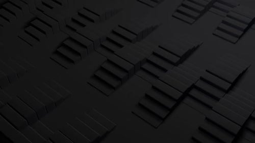 Abstract black layered geometric background
