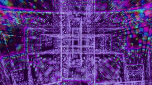 Hintergrund eines Fluges durch den Technologietunnel