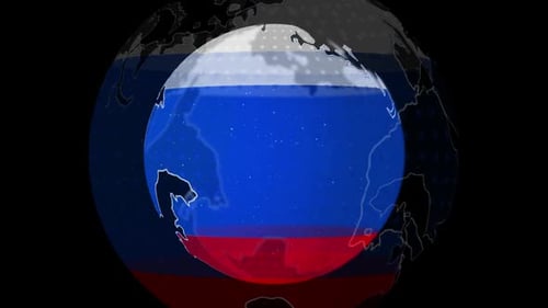 Country Map Russia Loop Transparent