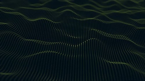 Abstract Digital Wavy Lines Flowing Background Animation