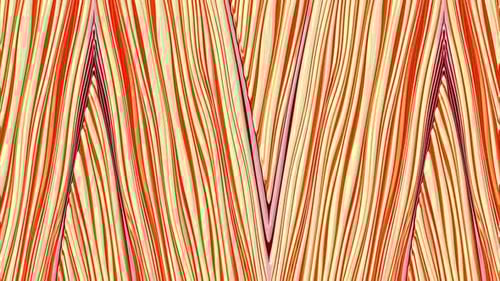 Abstract Red and White Fluid Lines Motion Background