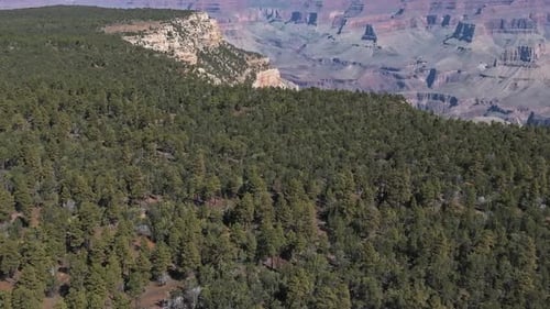 Cinematic Aerial Helicopter Footage of Grand Canyon National Park in Arizona