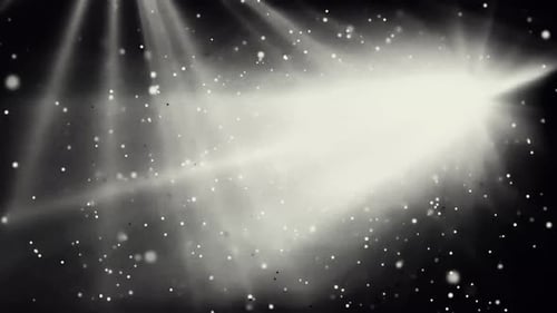 4K Classic Lens Particles Flare Animationshintergrund