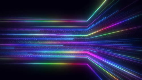 Vitesse de transfert de données Glowing Lines V2.0