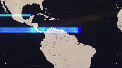 Venezuela Hud Nachrichtenkarte