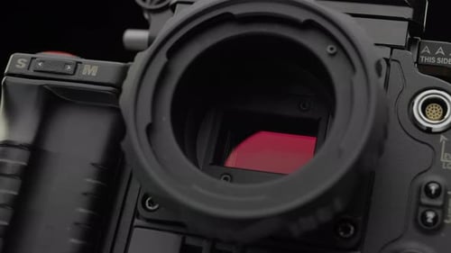 Digital Cinema Camera Sensor Close Up