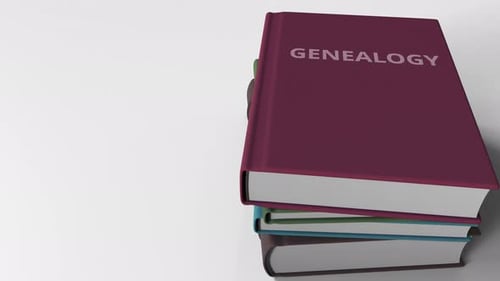 Animated Genealogy Book Opening and Closing