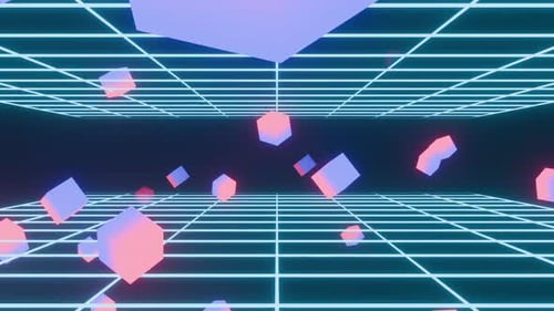Grid And Cube HD des années 80