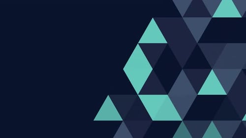 Synergy Collection: Looping background animation of a flickering triangle pattern with a zooming eff