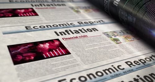 Inflation newspaper printing press