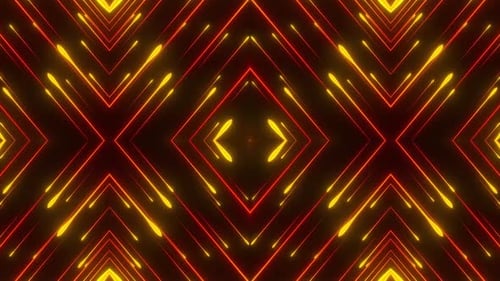 Stunning neon lights pattern creating dynamic abstract background