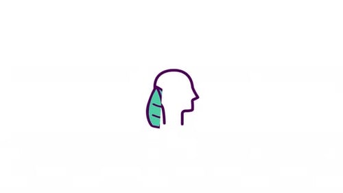 Mind and Nature Wellness Icon Animation