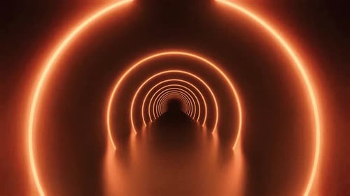Futuristische Tunnelbewegung mit hoher Geschwindigkeit