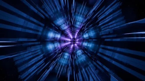 Hypnotic space tunnel VJ loop, perfect for events and visuals.