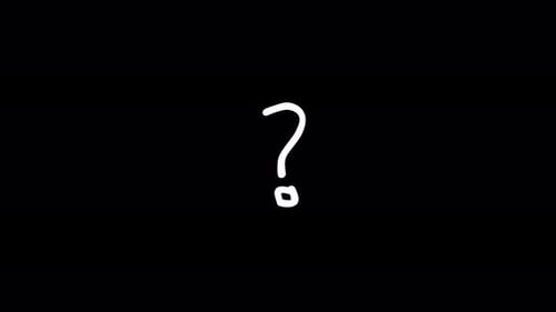 Hand Drawn Question Mark | Transparent Animated Symbol