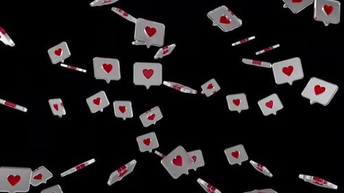 Like Icon Background Loop Alpha