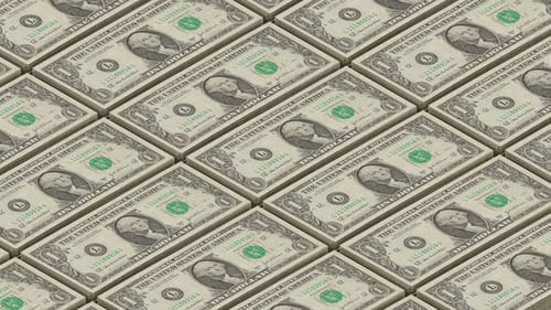 Dollar Bills Money Background. Concept of Finance. Printing Money American