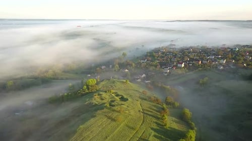 Aerial View of Rural Landscape