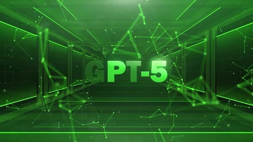 Futuristic Digital Tunnel Technology Text Reveal Animation