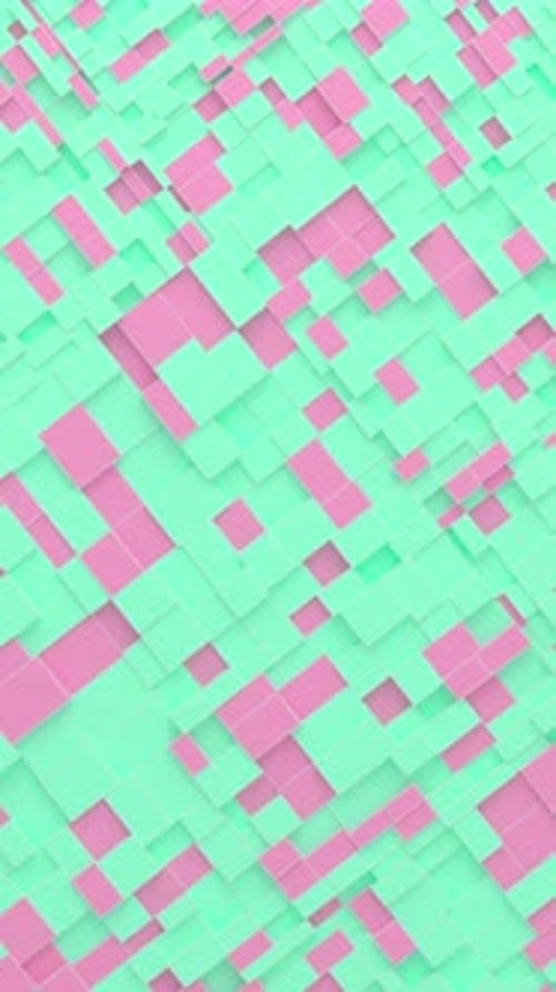 Animierter geometrischer 3D-Schleifenhintergrund
