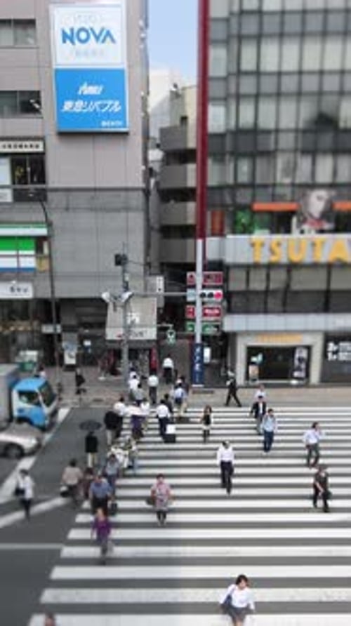 Tokyo Japan City Skyline Vertical