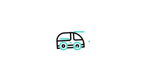 Minicar Animated Icon