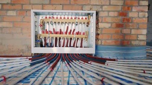 Distribution Comb of the Warm Floor in the Heating System