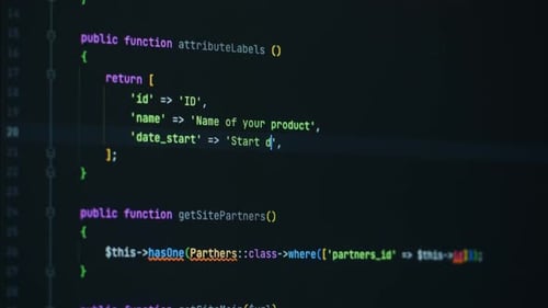 Typing Code on a Computer Screen