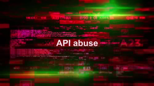 Abstract Glitch Digital Data Stream Background